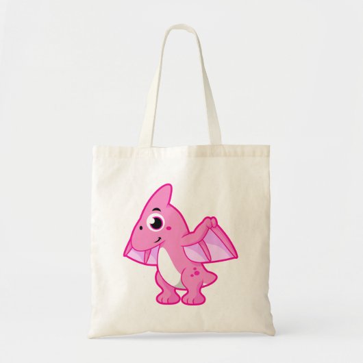 Tote Bag Illustration Mignonne D'Un Pterodactyl. (Devant)