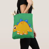 Tote Bag Illustration Mignonne D'Un Stegosaurus. (De près)