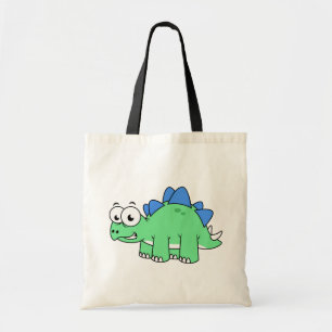 Tote Bag Illustration Mignonne D'Un Stegosaurus. 2