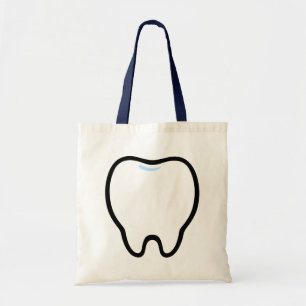Tote Bag Illustration minimale d'une dent mignonne