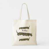 Tote Bag Illustration Monarch caterpillar (Dos)