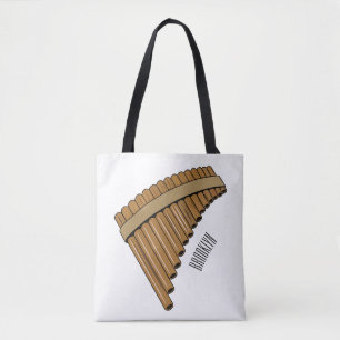 Tote Bag Illustration Pan flûte / panpipes