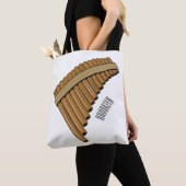 Tote Bag Illustration Pan flûte / panpipes (De près)