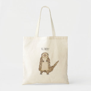 Tote Bag Illustration Pangolin Aquarelle