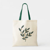 Tote Bag Illustration plante feuille (Dos)