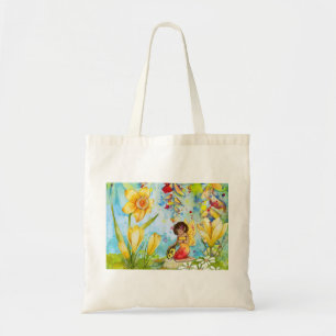 Tote Bag Illustration pour aquarelle féerique lunatique