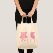 Tote Bag Illustration rose 1908 (Devant (produit))