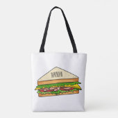 Tote Bag Illustration Sandwich (Dos)