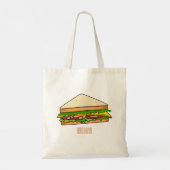 Tote Bag Illustration Sandwich (Dos)