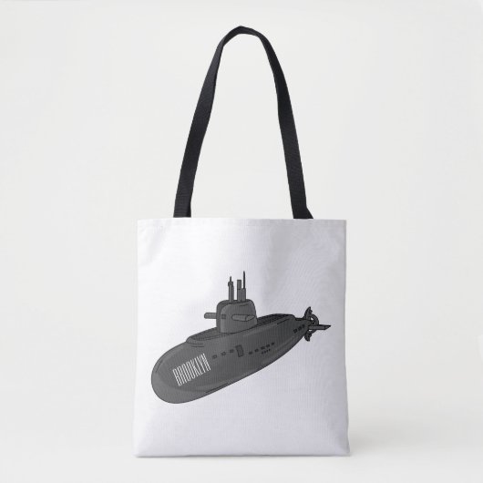 Tote Bag Illustration sous-marine (Devant)