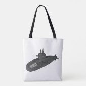Tote Bag Illustration sous-marine (Dos)