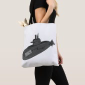 Tote Bag Illustration sous-marine (De près)