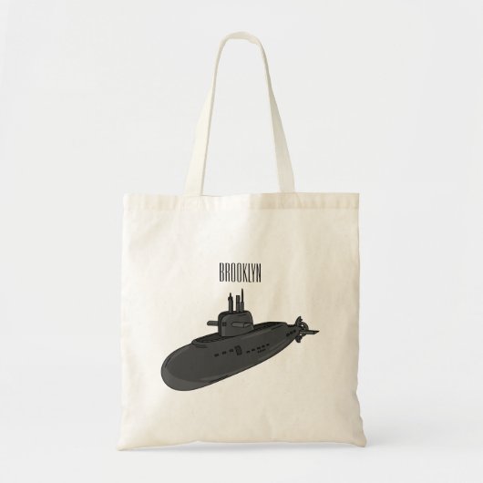 Tote Bag Illustration sous-marine (Devant)