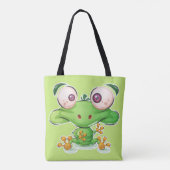 Tote Bag Illustration Super Cute Froggie (Dos)
