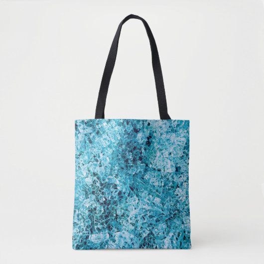 Tote Bag illustration turquoise (Devant)