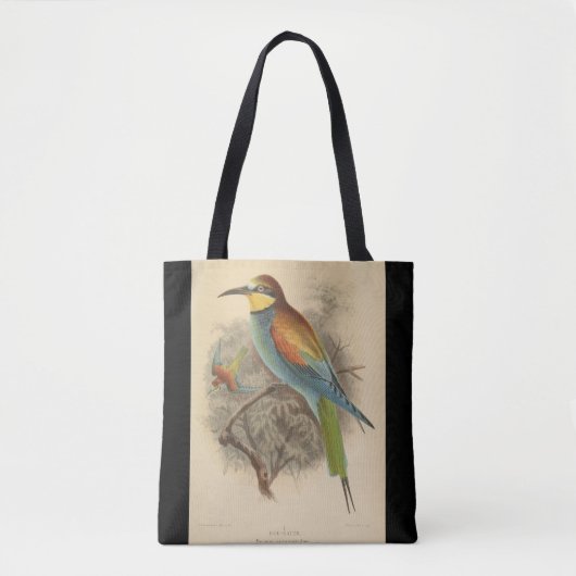 Tote Bag Illustration vintage de l'Abeille européenne (Devant)
