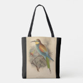 Tote Bag Illustration vintage de l'Abeille européenne (Dos)