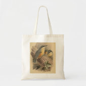 Tote Bag Illustration vintage de Nuthatch (Devant)