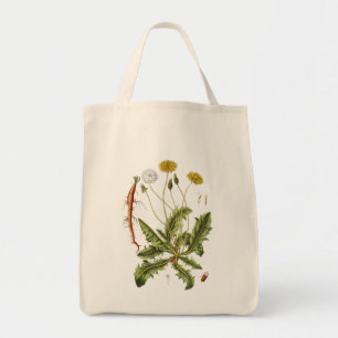 Tote Bag Illustration vintage du Dandelion
