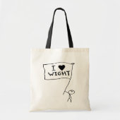 Tote Bag ilovewight (Devant)