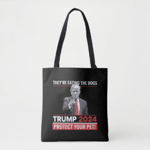 Tote Bag Ils mangent les chiens Trump 2024 Débat