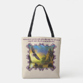 Tote Bag Ils monteront sur des ailes comme des aigles (Dos)