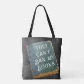 Tote Bag Ils ne peuvent pas interdire mes livres (Dos)