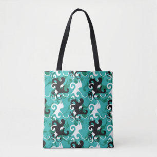 Tote Bag Ilu vintage qualitatif motif Abstrait