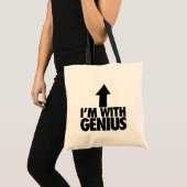 Tote Bag Im avec le génie (Devant (produit))