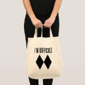 Tote Bag I'm Difficult Skiing Black Diamonds Ski Slopes Gag (Devant (produit))