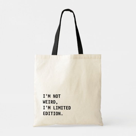Tote Bag I'm Limited Edition Library Book Fourre-tout (Dos)