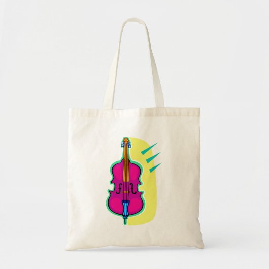 Tote Bag Image basse droite de graphique d'abrégé sur (Devant)