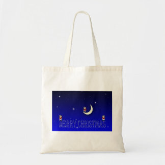 Tote Bag Image de Noël sur Bugdet fourre-tout
