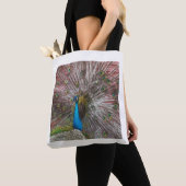 Tote Bag Image de paon (De près)
