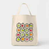 Tote Bag Image de sushi mignon (Devant)