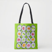 Tote Bag Image de sushi mignon (Devant)