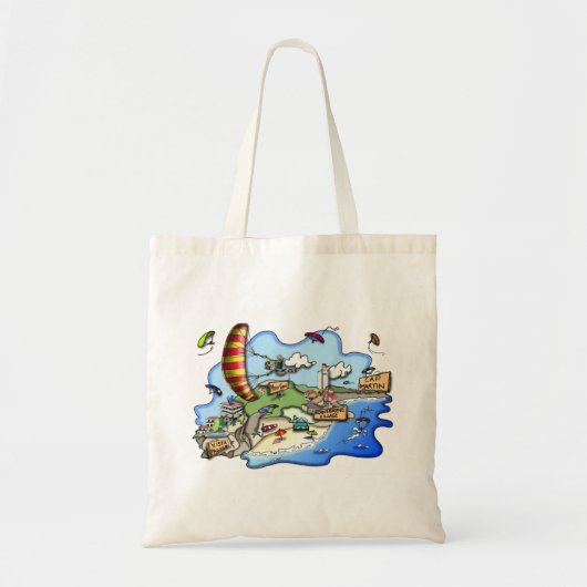 Tote bag image du site de parapente de Roquebrune (Devant)