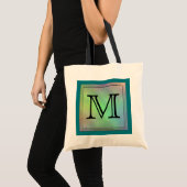 Tote Bag Image faite sur commande imprimée de monogramme (Devant (produit))