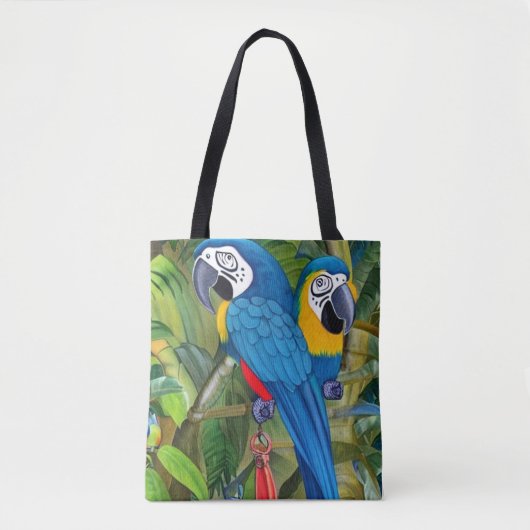 Tote Bag image : macaws from Brazil. (Devant)