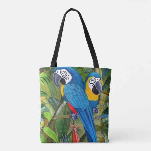 Tote Bag image : macaws from Brazil. (Dos)