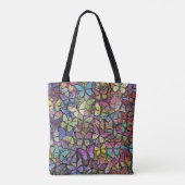 Tote Bag imaginaire arc-en-ciel papillon motif (Dos)