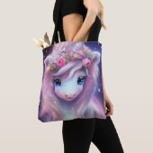 Tote Bag Imaginaire bébé adorable Unicorne (De près)