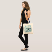 Tote Bag Imaginaire Bébé blanc mignon Dragon (Devant (modèle))