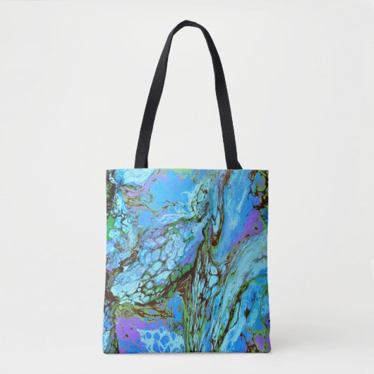 Tote Bag Imaginaire bleu Fourre-tout (Devant)