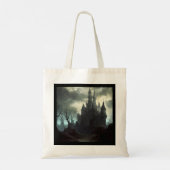 Tote Bag Imaginaire Château Paysage effrayant 2 (Dos)