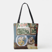 Tote Bag Imaginaire Cheval de Mer de Chat (Dos)