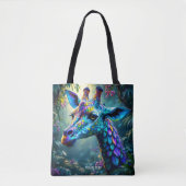 Tote Bag Imaginaire Cute Chameleon Comme Giraffe (Devant)