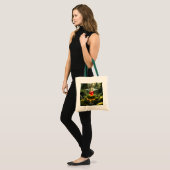Tote Bag Imaginaire Cute Cube Coeur Forêt (Devant (modèle))