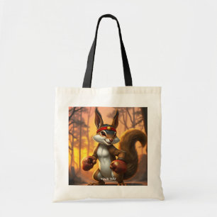 Tote Bag Imaginaire Cute Kickboxer Squirrel Forest