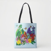 Tote Bag Imaginaire de nid de bébé dragon (Devant)